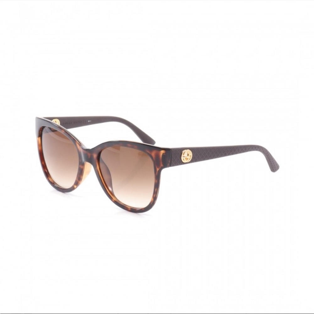 Authentic Gucci leather side Sunglasses - Picture 3 of 11